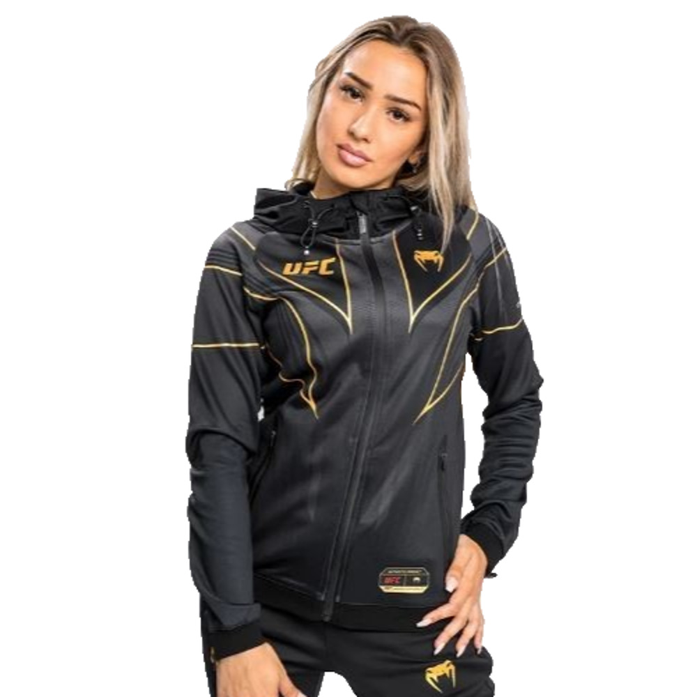 UFC Venum Authentic Fight Night Champion Walk Out Hoodie Jacket Womens Size M